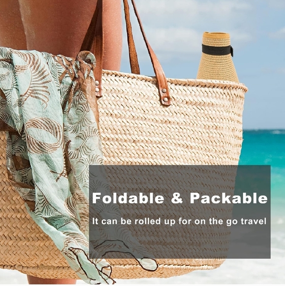 Sun Visor Hats for Women,  Hat Wide Brim, Adjustable UV UPF50+ Protection - Picture 4 of 7